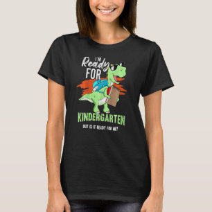 Kinder erster Kindergartentag Junge Dinosaurier zu T-Shirt