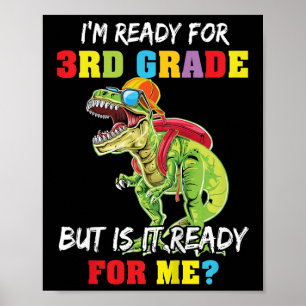 Kinder erster Tag der 3. Klasse Ich bin bereit für Poster