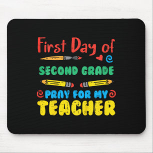 Kinder erster Tag zweite Klasse 2. beten Spaß Ck S Mousepad