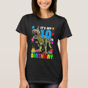 Kinder Es ist mein 10. Geburtstags-Glück 10 Jahre T-Shirt