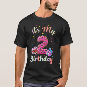 Kinder Es ist mein 2. Geburtstag 2 Jahre alter Don T-Shirt
