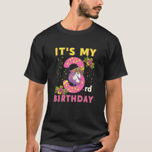Kinder Es ist mein 3. Geburtstag Einhorn Kind 3 Ja T-Shirt
