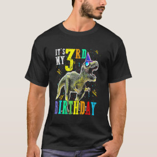 Kinder Es ist mein 3. Geburtstag Glück 3 Jahre Din T-Shirt