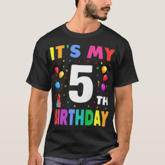 Kinder, es ist mein 5. Geburtstag 5 5. Geburtstag T-Shirt