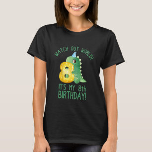 Kinder Es ist mein 8. Geburtstag 8 Jahre alt 8. Ge T-Shirt