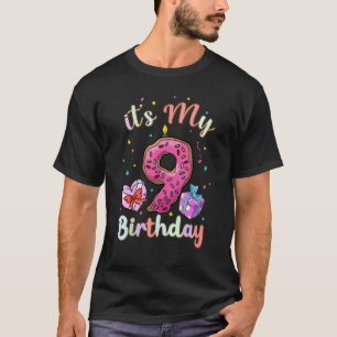 Kinder Es ist mein 9. Geburtstag 9 Jahre alter Don T-Shirt