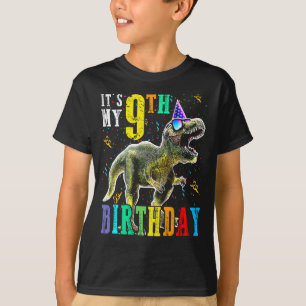 Kinder Es ist mein 9. Geburtstag Glück 9 Jahre Din T-Shirt
