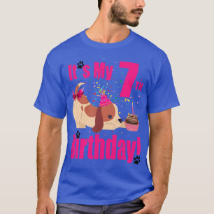Kinder es ist mein Hundewelpen von 7 Jahren (Mädch T-Shirt