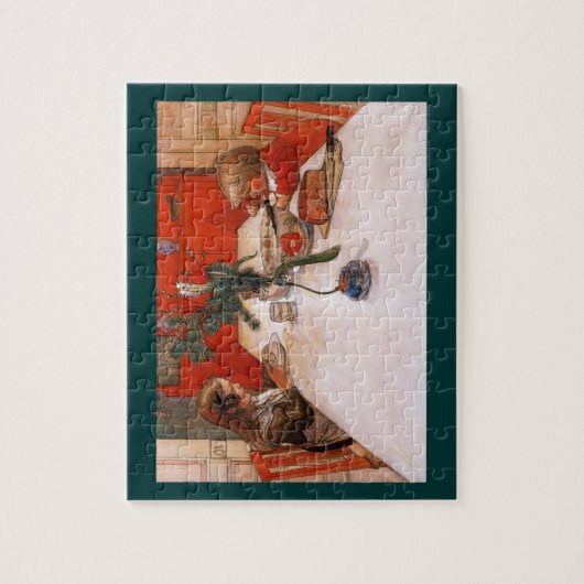 Kinder essen Abendessen Puzzle (Vertikal)