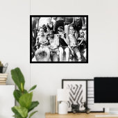 Kinder essen Wassermelon 1910 Poster (Heimbüro)