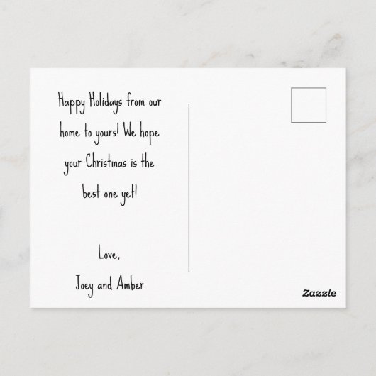 Kinder Farbe Ihre eigenen heiligen Jolly Urlaub We Postkarte (Rückseite)