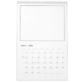 Kinder - Farbe Ihres eigenen leeren Kalenders Kalender (Mär 2026)