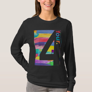 Kinder Farbe Nummer 4 Vierter Geburtstag Jungen G T-Shirt