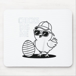 Kinder färben mich ein Hühner finden mich süß Froh Mousepad