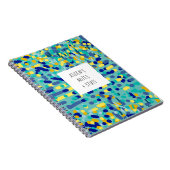 Kinder Farbenfrohe Künstlerische Splitter Niedlich Notizblock (Rechte Seite)