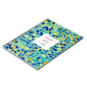 Kinder Farbenfrohe Künstlerische Splitter Niedlich Notizblock (Linke Seite)