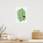 Kinder farbenfrohe Ladybug Poster Print (Küche)