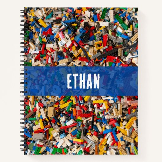 Kinder farbenfrohe und einzigartige Gebäude Blöcke Notizblock (Vorderseite)