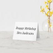 Kinder-Farbkarte, Glückliche Geburtstagskarte Karte (Gelbe Blume)