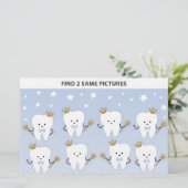 Kinder finden 2 gleiche Bilder vom ersten Party. (Stehend Vorderseite)