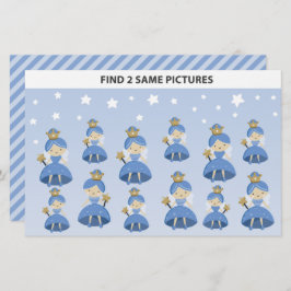 Kinder finden 2 gleiche Bilder Zahnfee-Fee Kleines