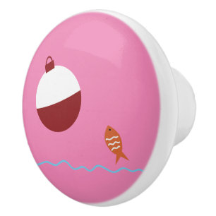 Kinder Fisch und Köder Keramikknauf