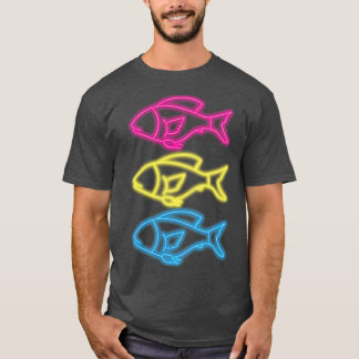 Kinder Fischen 80er Retro Fisch Vintag 1 T-Shirt