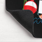 Kinder Fischen Der Große Eine Jahr 1. Erste Geburt Mousepad (Ecke)