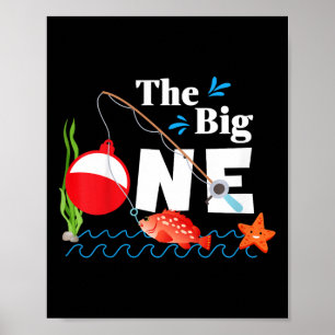 Kinder Fischen Der Große Eine Jahr 1. Erster Gebur Poster