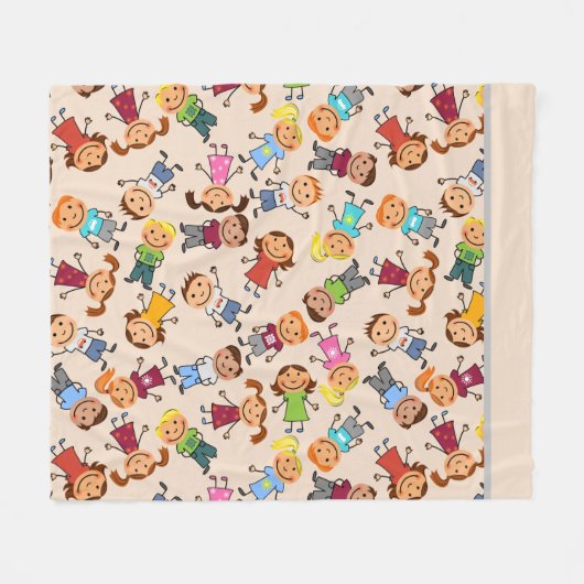 Kinder Fleecedecke (Vorderseite (Horizontal))