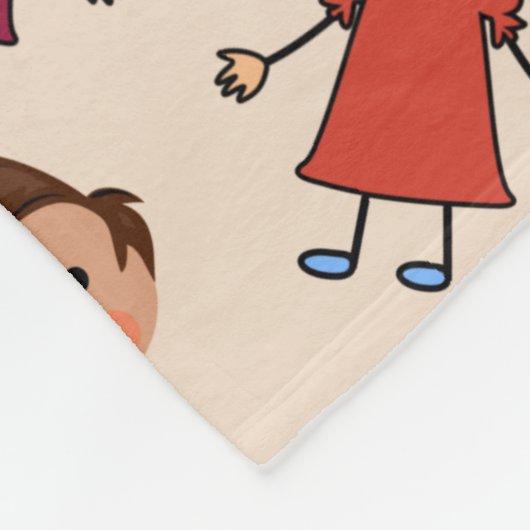 Kinder Fleecedecke (Ecke)