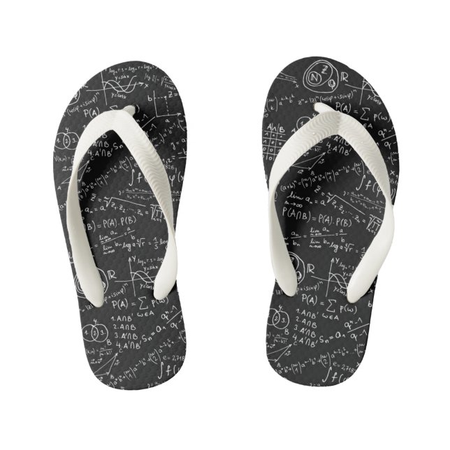 Kinder Flip Flops - Matte Formel Kinderbadesandalen (Fußbett)
