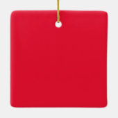 Kinder Foto Funny Santa Ornament (Rückseite)