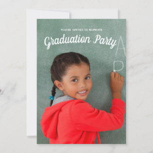 Kinder-Foto-Graduierungsparty Einladung