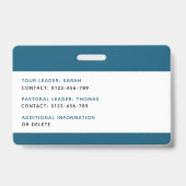 Kinder Foto ID Abzeichen Musik Tour Schule Ausweis (Back)