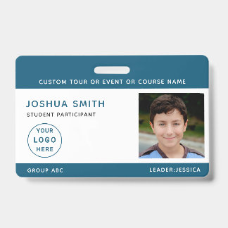 Kinder Foto ID Abzeichen Musik Tour Schule Ausweis