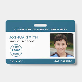 Kinder Foto ID Abzeichen Musik Tour Schule Ausweis