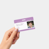 Kinder Foto ID Abzeichen Musik Tour Schule Ausweis (Handheld)