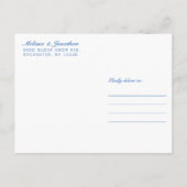 Kinder Foto Save the Date Hochzeit Postkarten Vint (Rückseite)