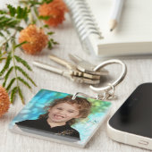 Kinder Foto Schlüsselanhänger Geschenk für Mama od (Vorderseite rechts)