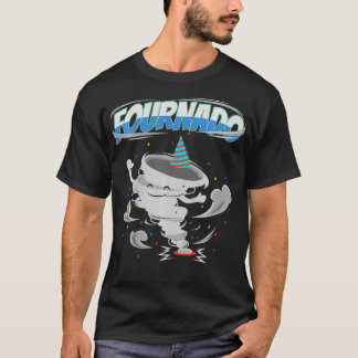 Kinder Fournado Geburtstag Vierjähriges Kind 4. Pa T-Shirt