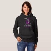 Kinder Frauen Männer Lila Oma Alzheimers Bewusstse Hoodie (Vorne ganz)