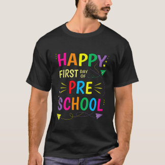 Kinder freuen sich auf den ersten Tag der Vorschul T-Shirt