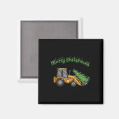 Kinder frohe Weihnachten (Frontlader) Magnet (Vorderseite/Rückseite)