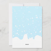 Kinder Frohe Weihnachten Penguin Ballerina Flat (Rückseite)