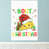 Kinder frohe Weihnachts Monster Truck Kleinkind Bo Leinwanddruck (Insitu (Holzboden))