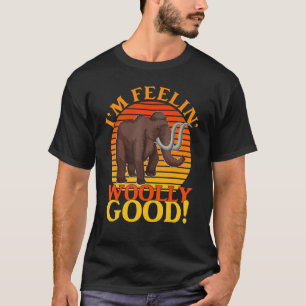 Kinder Funny Prehistorisches Mammoth Ich bin Feeli T-Shirt