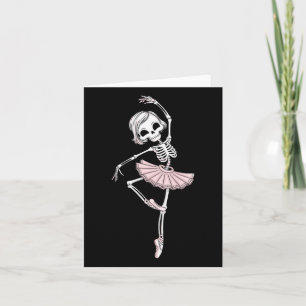 Kinder Funny Skeleton Tanzen Ballett Liebhaber Spo Karte