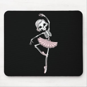 Kinder Funny Skeleton Tanzen Ballett Liebhaber Spo Mousepad
