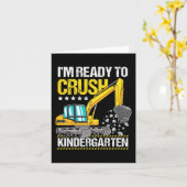 Kinder, für die ich bereit bin, den Kindergartenba Karte (Gelbe Blume)